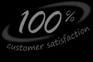 customer satisfaction guarantee logo