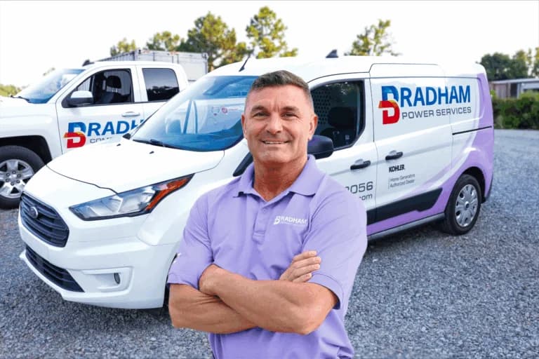 Bradham van graphic - lavender