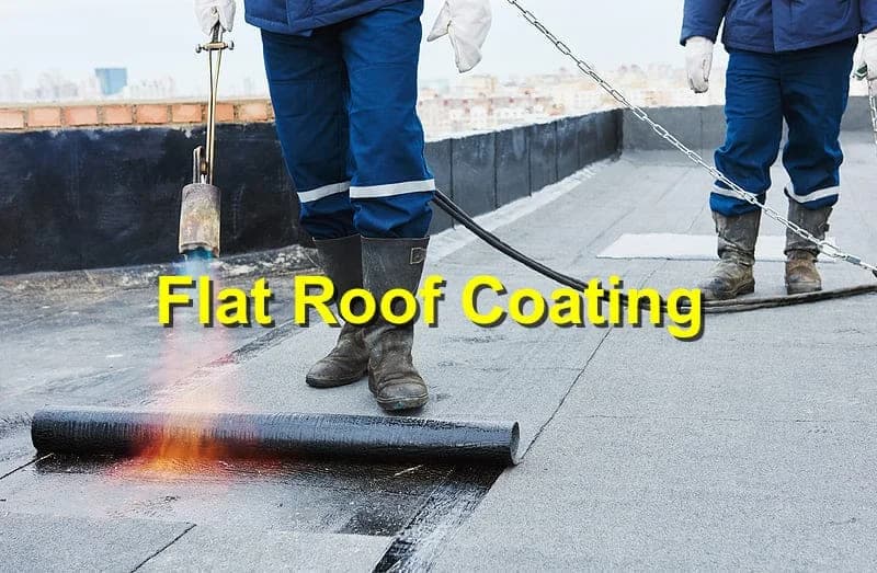 Flat roof coating