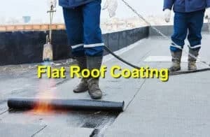 Flat roof coating
