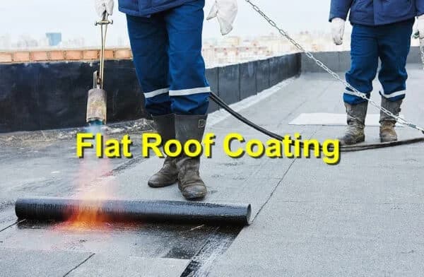 Flat roof coating