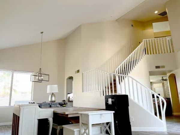 JR's painting interior stairs paint job