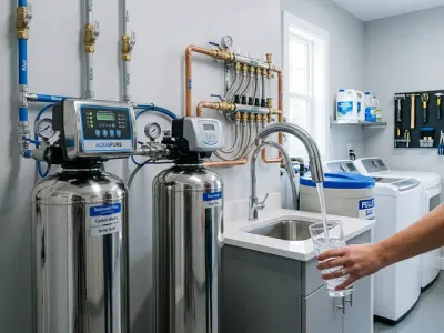 Water filtration and softening system installation in Tooele, Utah