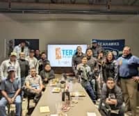 Tera Painting team members gathered at a company event in Seattle, WA