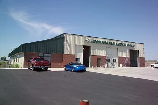 exterior of North Star Truck Wash - project