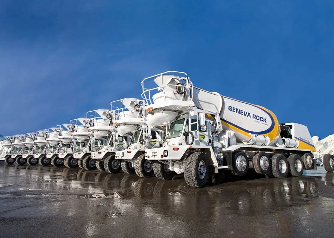 Fleet of Ready-Mix trucks