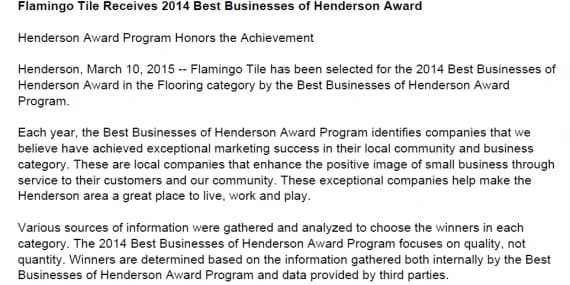 best tile flooring henderson