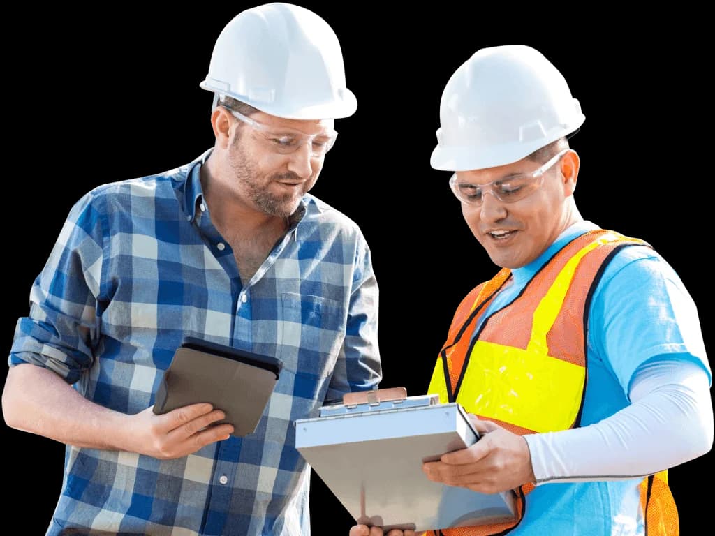 Atlanta grading contractors landscape company happy team