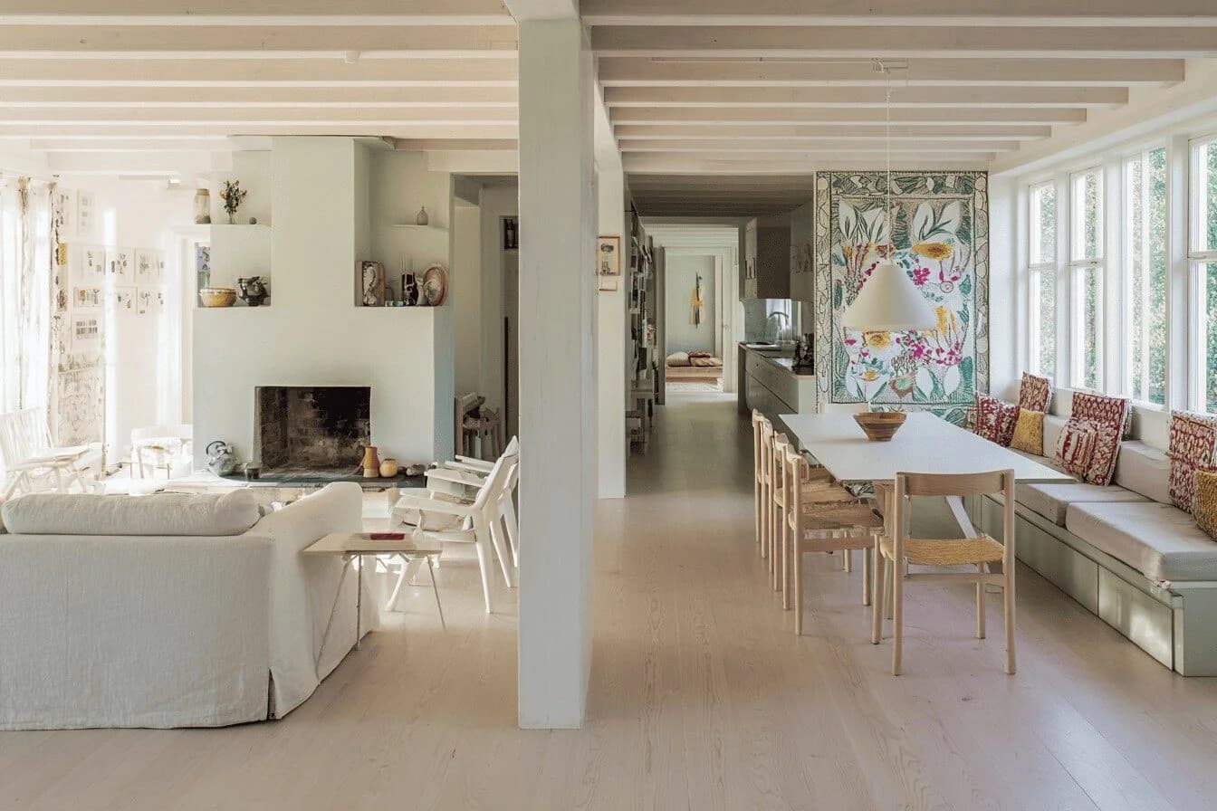 Laminate in large living room