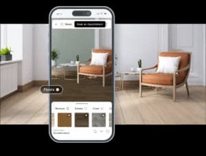 Flooring visualizer phone markers | World Famous Carpet Barn