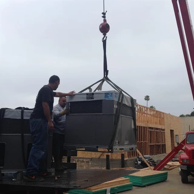 Installation of air conditioning
