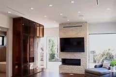 Beverly hills house linear air conditioning