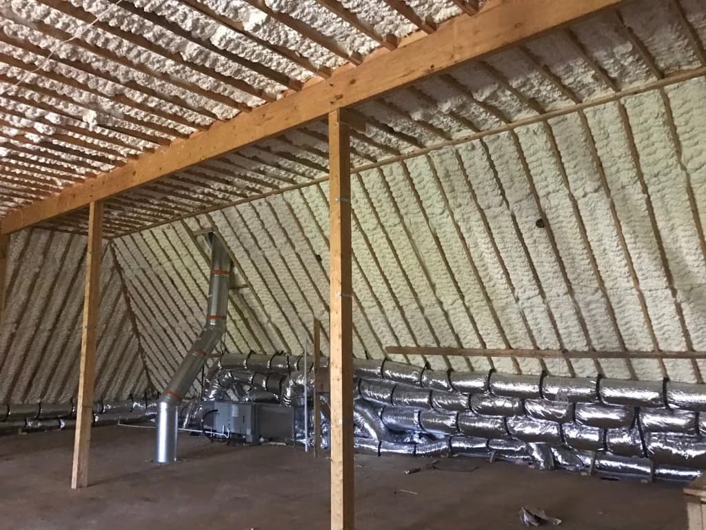 Attic Spray Foam insualtion (1)