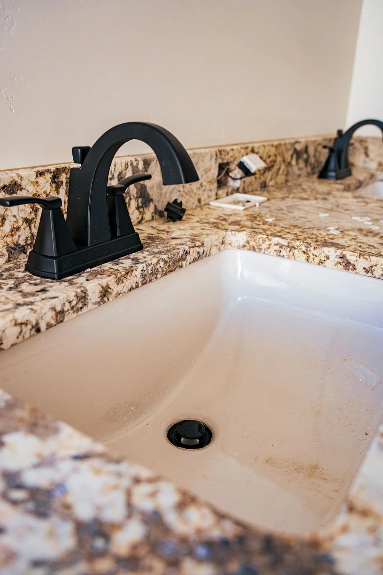 New faucet installation