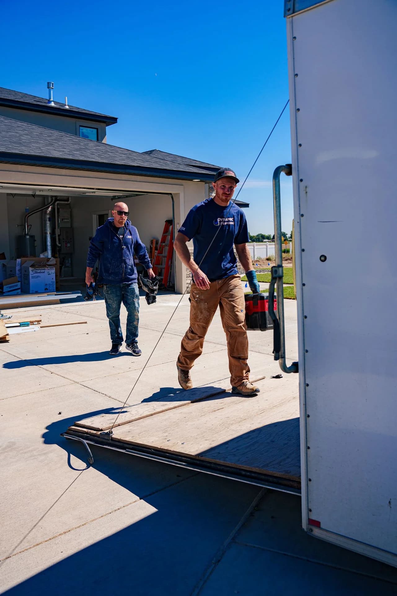New running faucet in a bathroom