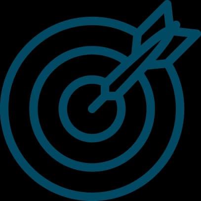 bullseye logo with dart