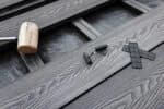 Installation services showing tools and composite decking materials in progress