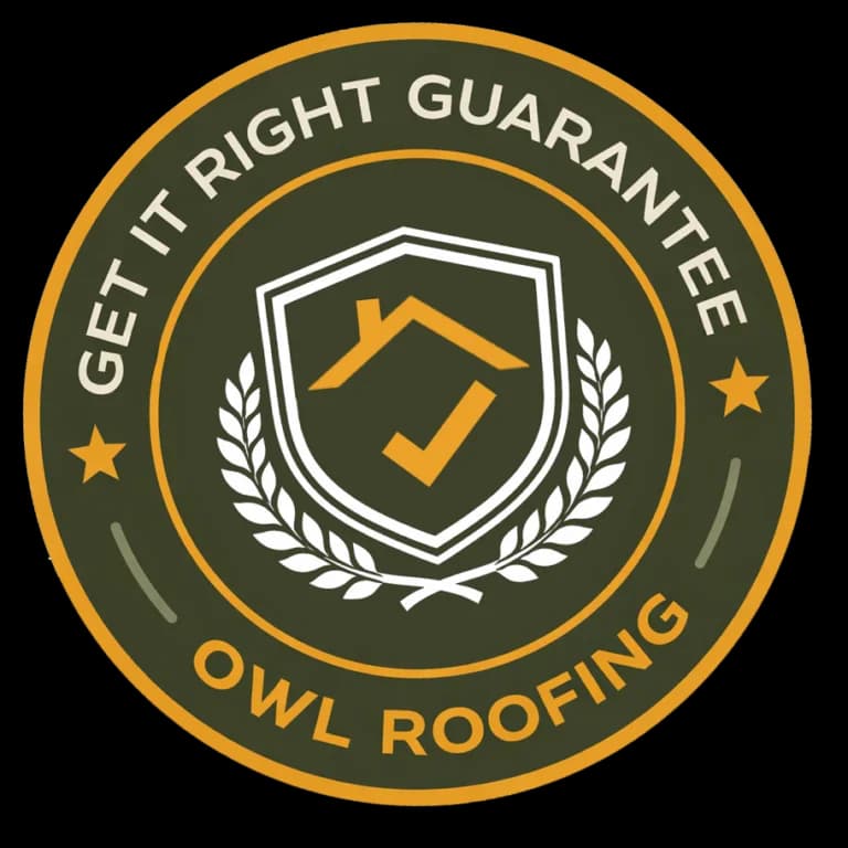 Get it right guarantee owl roofing