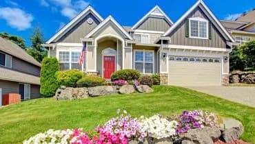 green lawn landscaping
