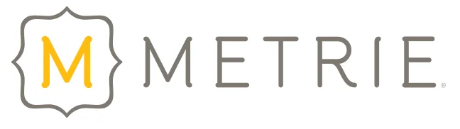 Metrie brand logo for interior moulding products