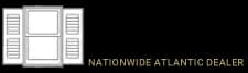 Atlantic Shutters brand logo for exterior shutters
